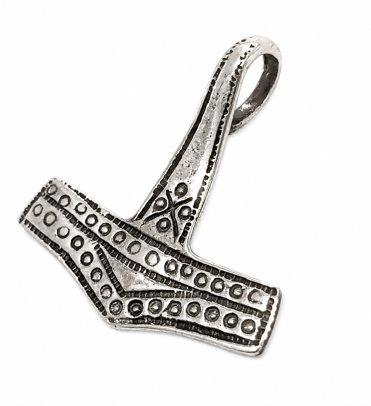 Viking Pendant - Thor's Hammer (Mjølner) in sterling silver