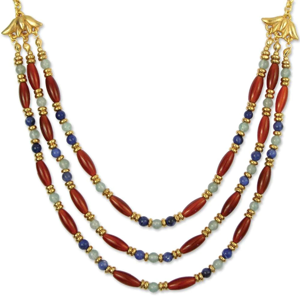 Load image into Gallery viewer, Cleopatra Carnelian Collar - Museum Jewellery - Museum jewelry
