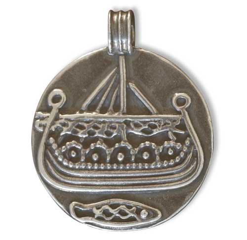 Viking Pendant - A Hedeby Coin made of Sterling silver