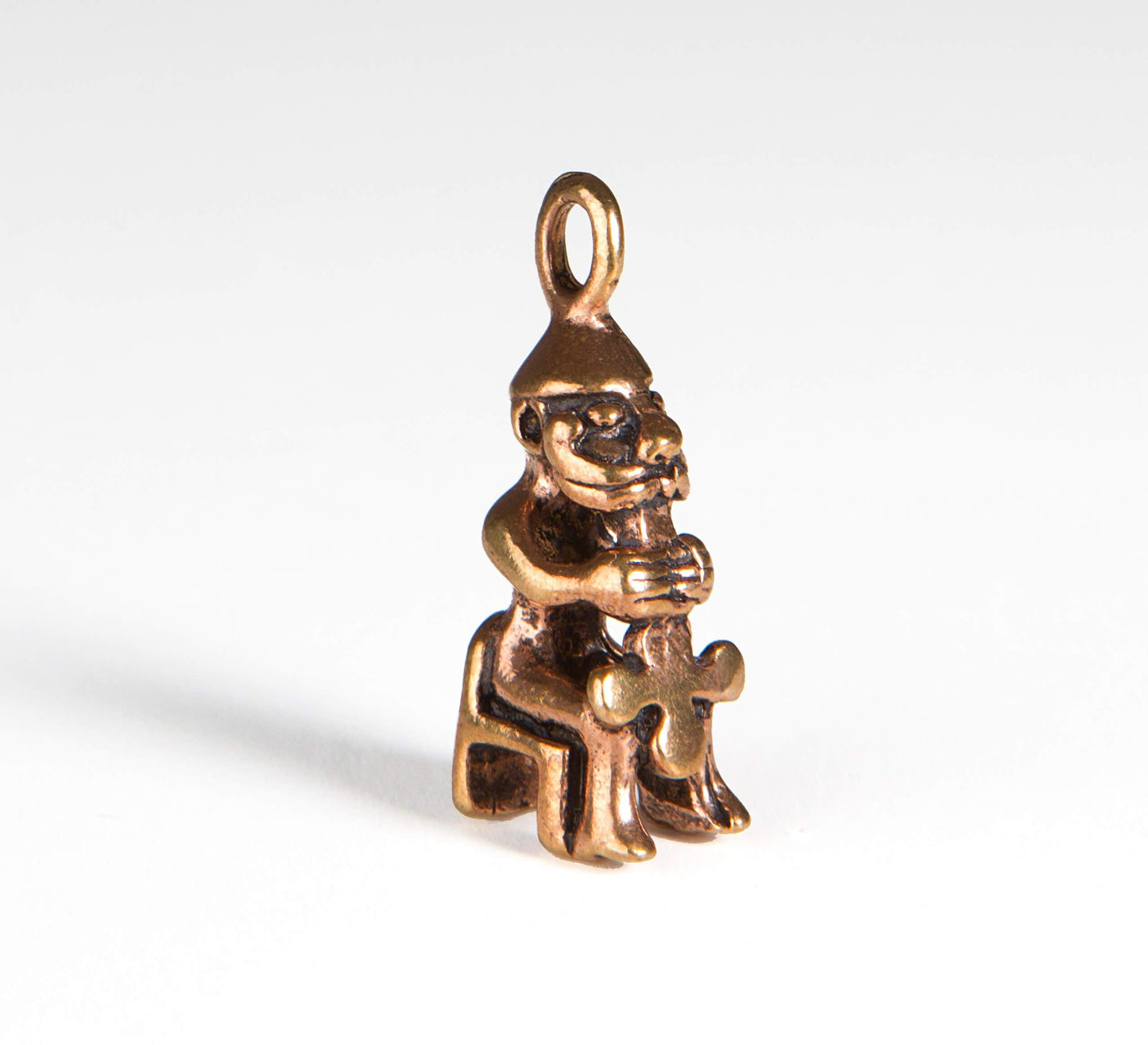 Load image into Gallery viewer, Viking Pendant - Thunder god with his hammer made of Bronze
